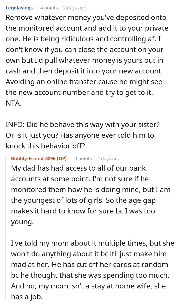 Dad Freaks Out After Daughter Gets Her Own Bank Account, Tries To Cut It Up