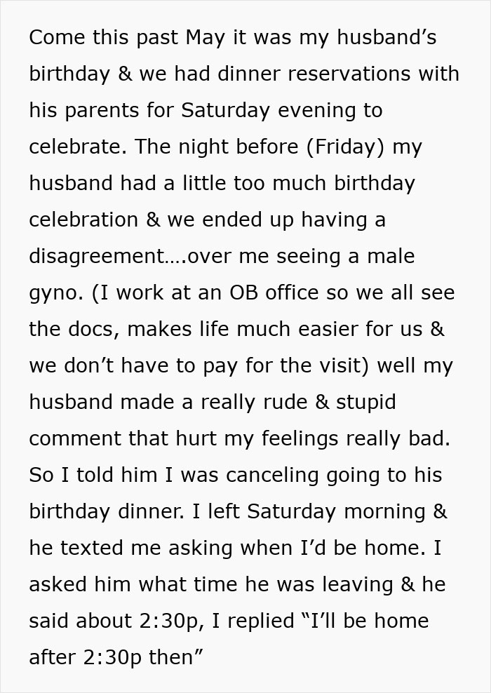 Woman Gets In A Fight With Husband Over Her Male OB-GYN, His Mom Starts Acting Weird Right After Woman Gets In A Fight With Husband Over Her Male OB-GYN, His Mom Starts Acting Weird Right After