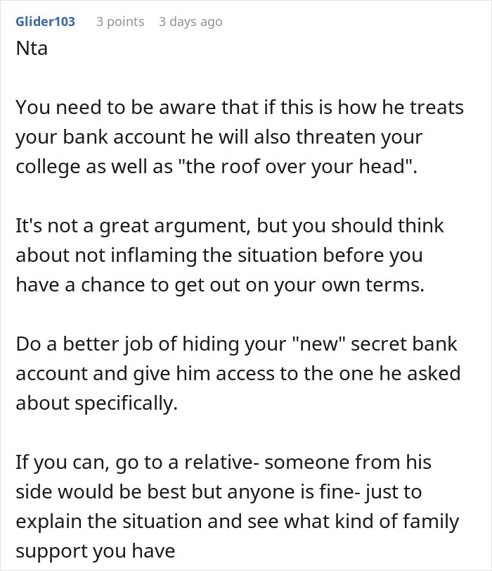 Dad Freaks Out After Daughter Gets Her Own Bank Account, Tries To Cut It Up