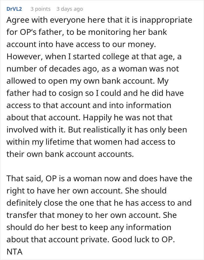 Dad Freaks Out After Daughter Gets Her Own Bank Account, Tries To Cut It Up