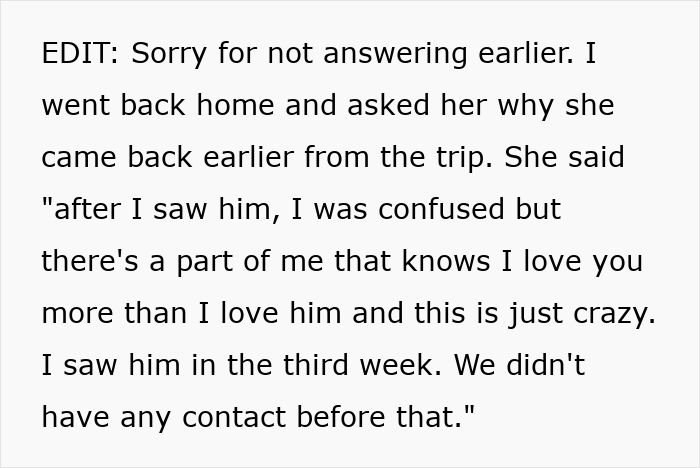 Guy Finds Out His Girlfriend Of 8 Years Went To Sweden For A Different Reason Than She Claimed