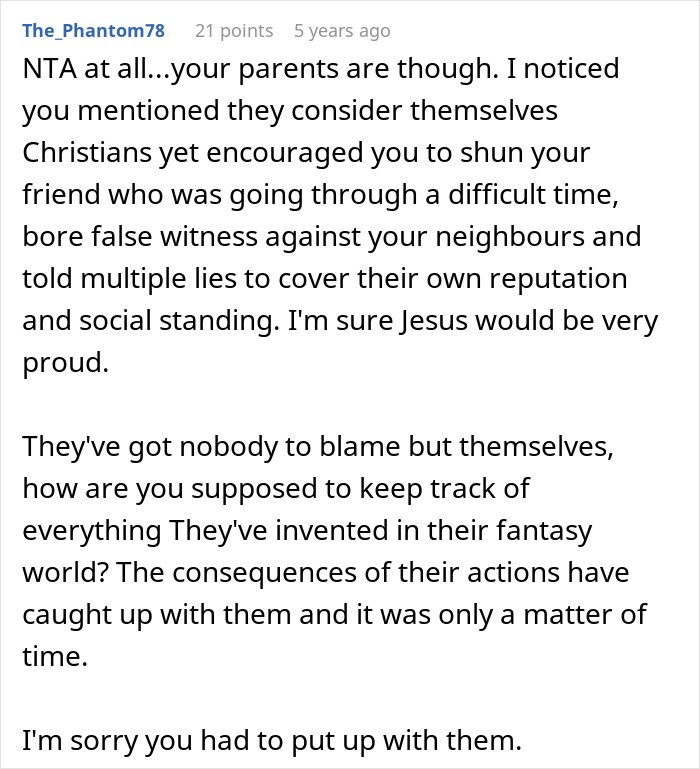 Guy Finds Out What His Parents Have Been Saying About Him For Years: "You Ruined Our Lives" Guy Finds Out What His Parents Have Been Saying About Him For Years: "You Ruined Our Lives"