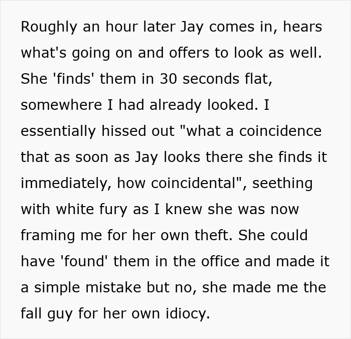 Manager Frames Employee For Her Own Theft, So They Spend 3 Months Setting A Trap Manager Frames Employee For Her Own Theft, So They Spend 3 Months Setting A Trap