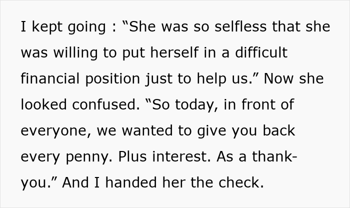 Daughter-in-law repays mother-in-law with interest as a thank-you Daughter-in-law repays mother-in-law with interest as a thank-you