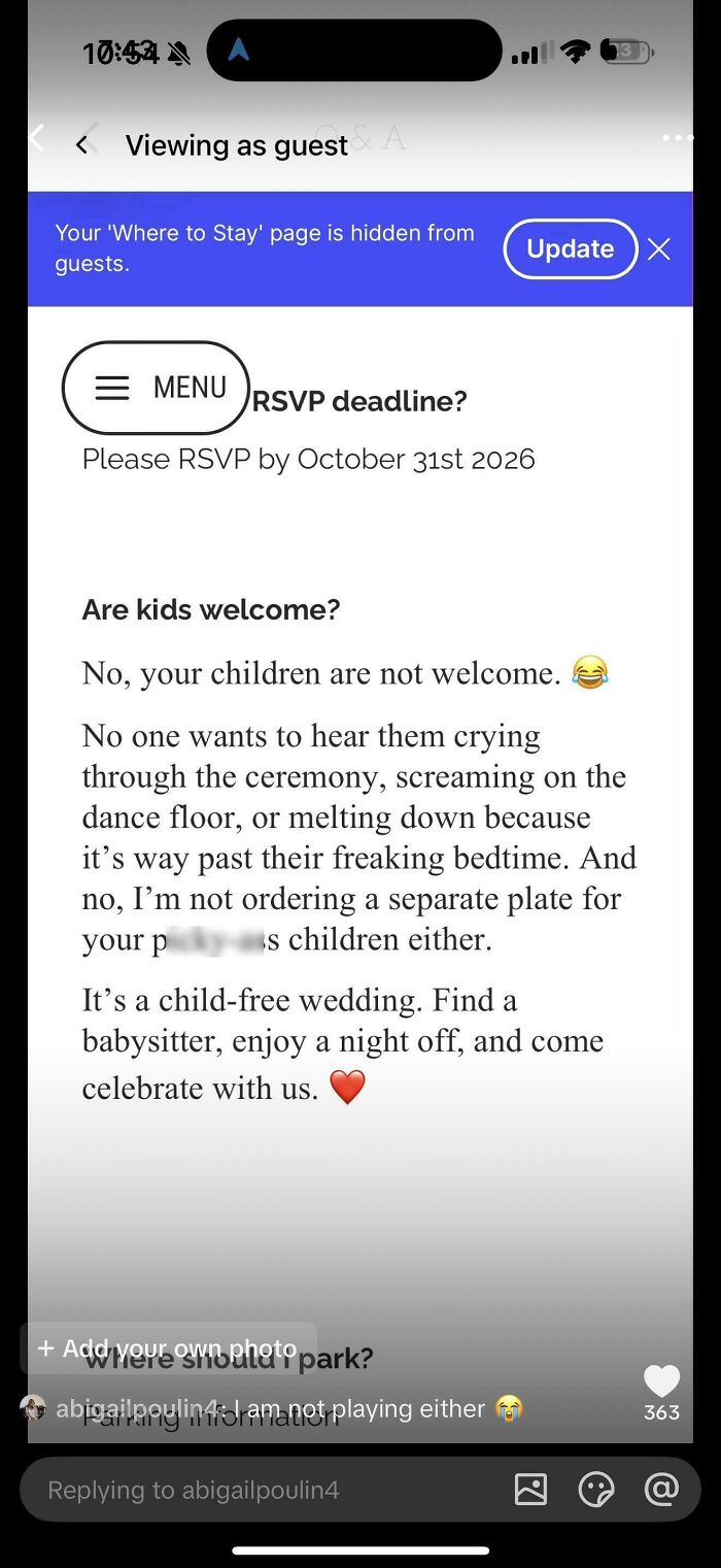 I’m Against Kids At Weddings, But Dang This Is Harsh