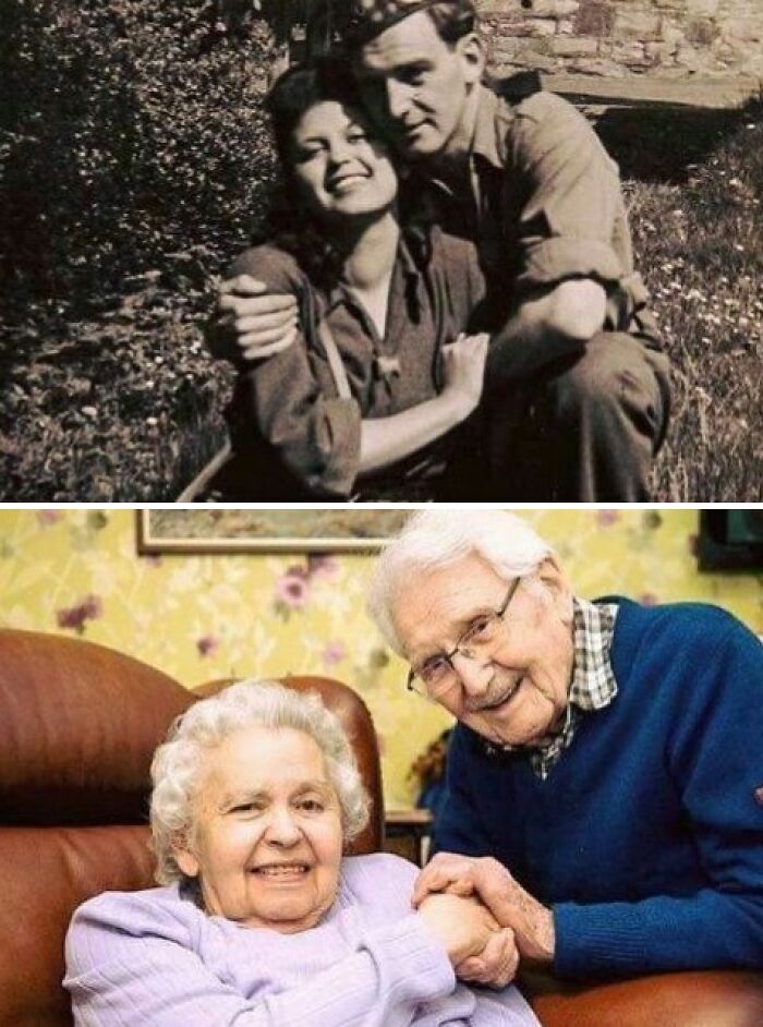 Edith Steiner, A Jewish Woman Who Survived The Holocaust, And John Mackay, The Scottish Soldier That Saved Her. They Were Married July 17th, 1946, And Celebrated Their 71st Wedding Anniversary 