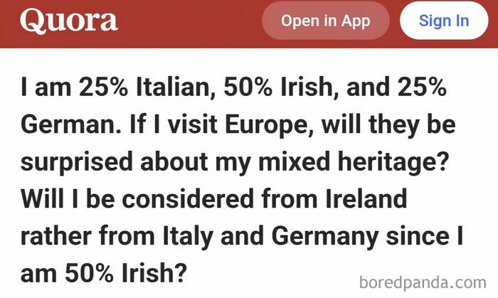 A Quora post screenshot highlighting funny questions from tourists, a classic among British memes.