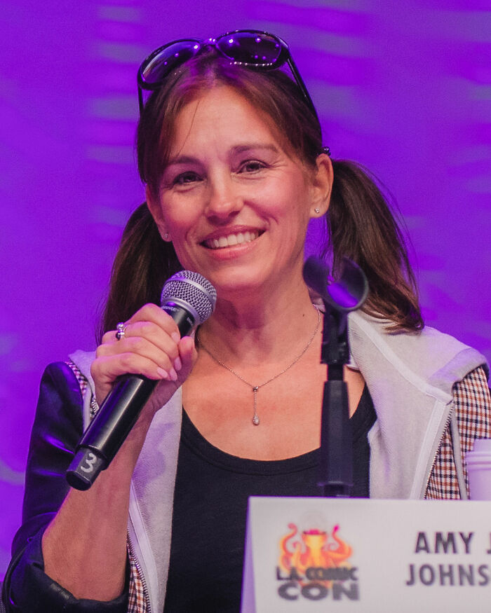 Actress Amy Jo Johnson, 56