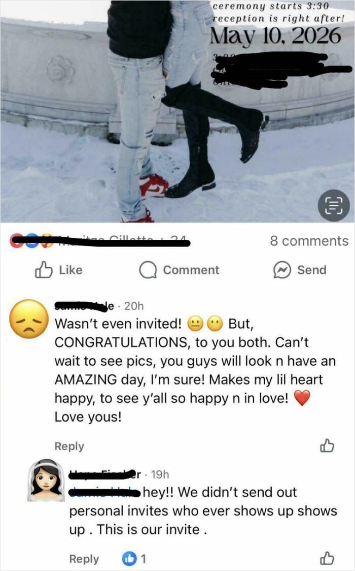 No Actual Invites. What Could Go Wrong