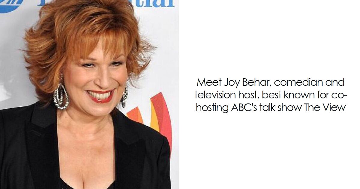 Joy Behar: Bio And Career Highlights | Bored Panda