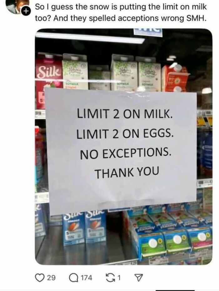 A post complaining about spelling on a sign showing people who corrected someone with total confidence and got it wrong