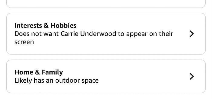 Home and family interest likely indicates having an outdoor space