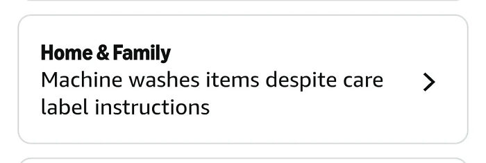 Home and family shoppers machine wash items despite care label instructions