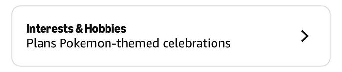 Amazon shopper interest in Pokemon-themed celebrations