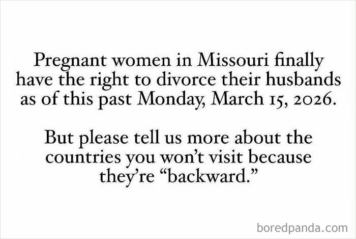 Text post addressing women rights and societal double standards regarding marriage.