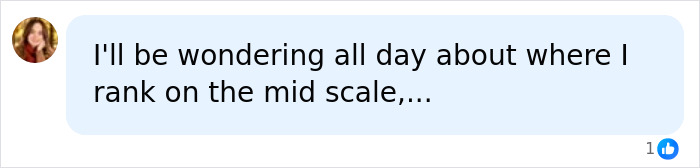 A comment about the beautiful mid meme with a user wondering about her own rank on the mid scale A comment about the beautiful mid meme with a user wondering about her own rank on the mid scale