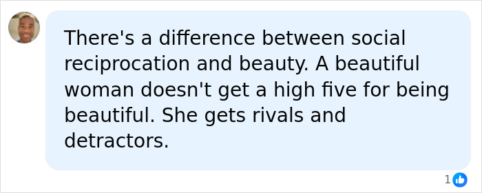 A comment about beauty and social dynamics, related to the Beautiful Mid meme. A comment about beauty and social dynamics, related to the Beautiful Mid meme.