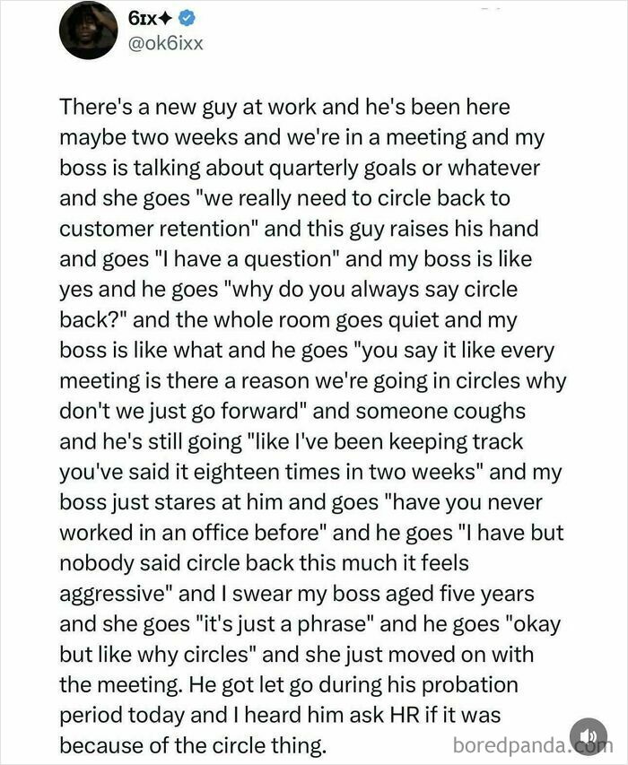 Let Me Circle Back