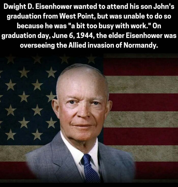 Dwight D Eisenhower missed son’s West Point graduation to oversee Normandy invasion