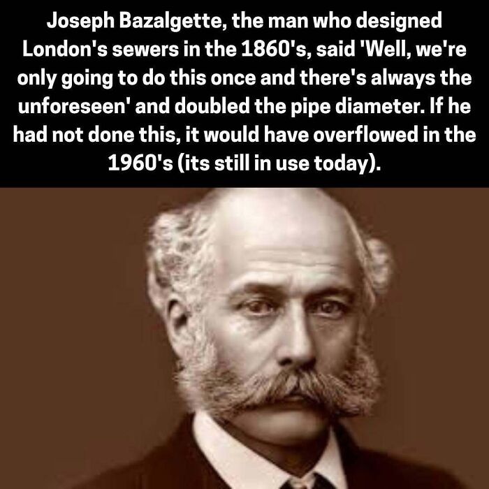 Joseph Bazalgette London sewers design prevented overflow still in use