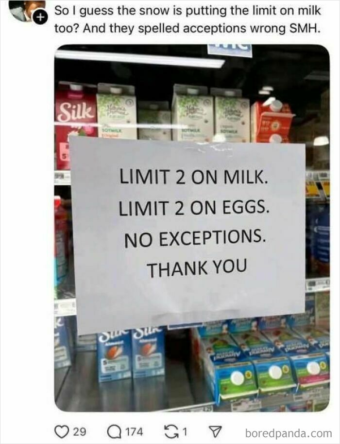 A post complaining about spelling on a sign showing people who corrected someone with total confidence and got it wrong
