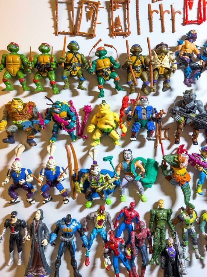 90s nostalgic memes collection of 90s action and cartoon character figures