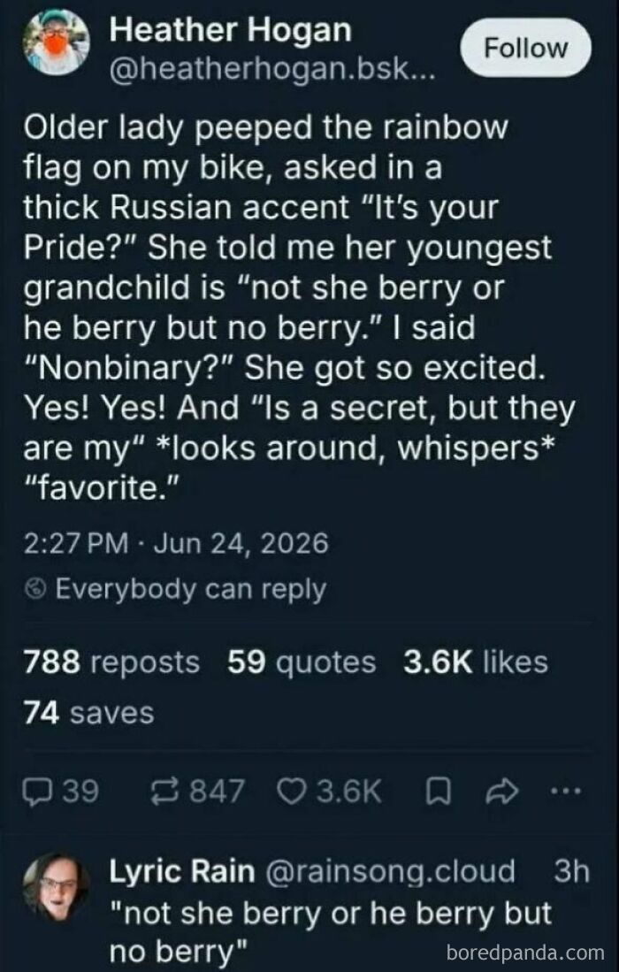 Not She Berry Or He Berry But No Berry