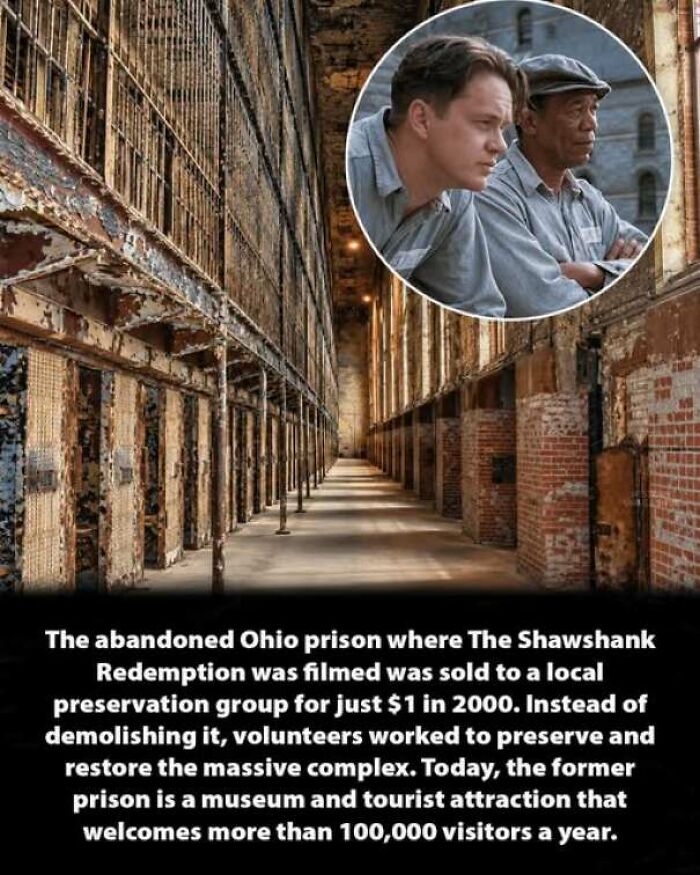Interior view of the abandoned Ohio prison featured in interesting history moments.
