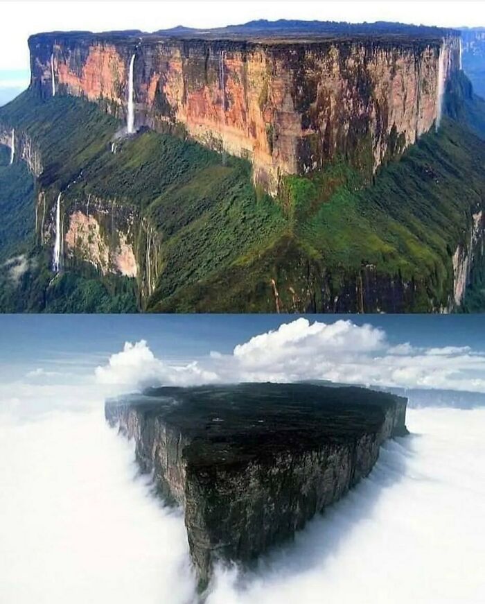 A majestic flat-topped mountain, revealing surprising facts about the past and geological history.