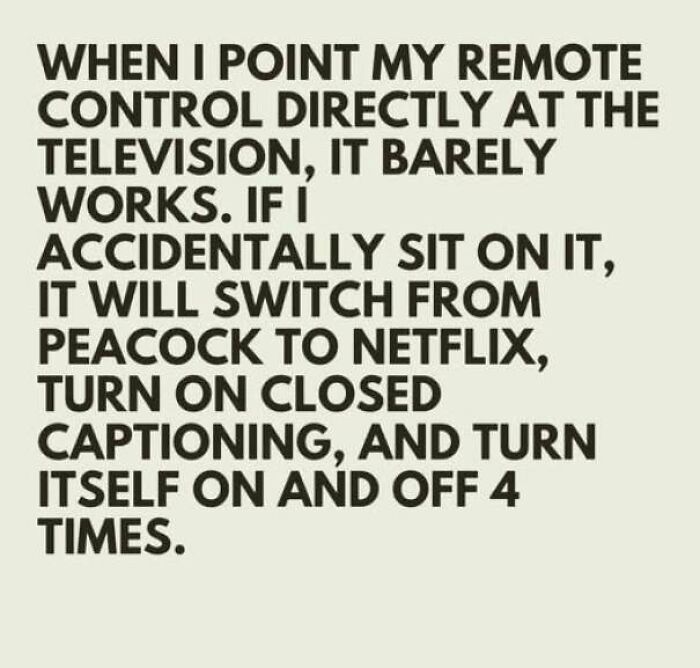 Text post about sitting on a TV remote, shared as wholesome memes.