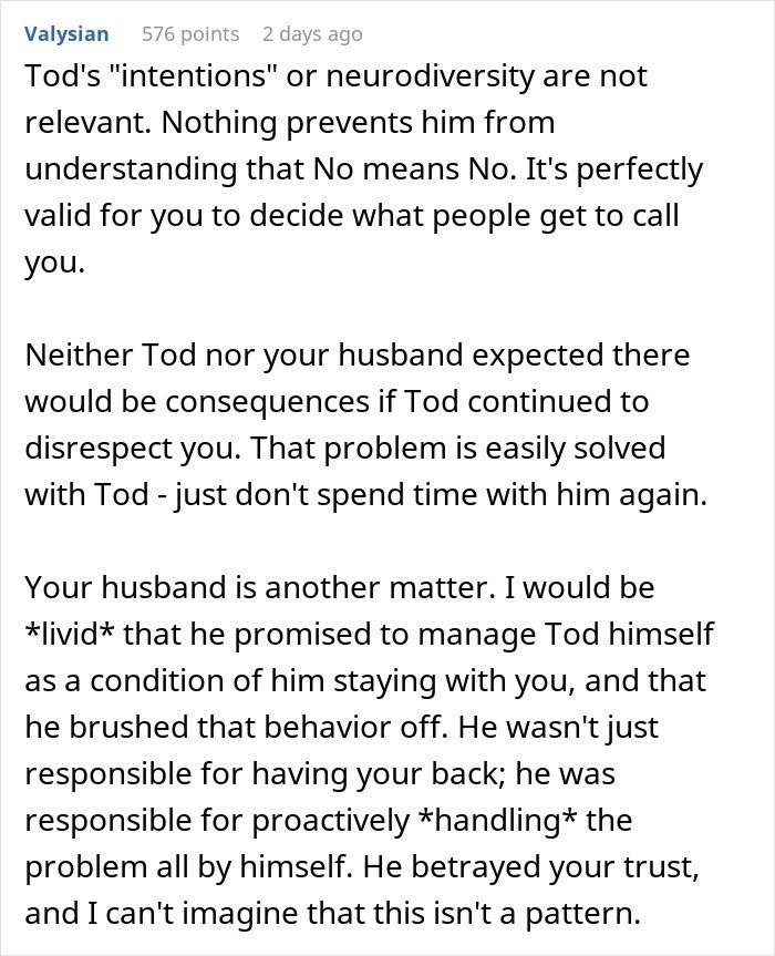 Woman Has Enough Of Husband’s Friend Who Excuses His Behavior With Autism, Kicks Him Out Woman Has Enough Of Husband’s Friend Who Excuses His Behavior With Autism, Kicks Him Out