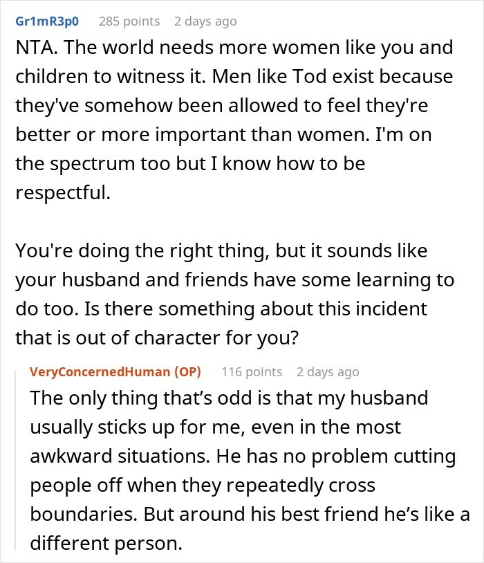 Woman Has Enough Of Husband’s Friend Who Excuses His Behavior With Autism, Kicks Him Out Woman Has Enough Of Husband’s Friend Who Excuses His Behavior With Autism, Kicks Him Out