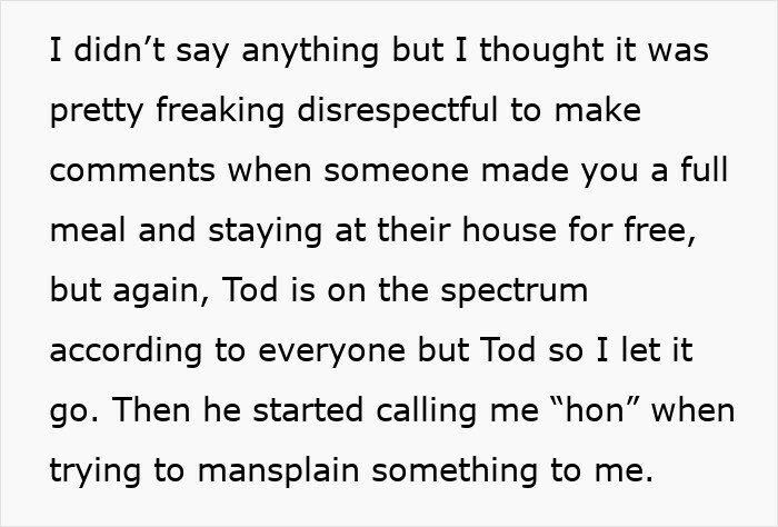 Woman Has Enough Of Husband&rsquo;s Friend Who Excuses His Behavior With Autism, Kicks Him Out
