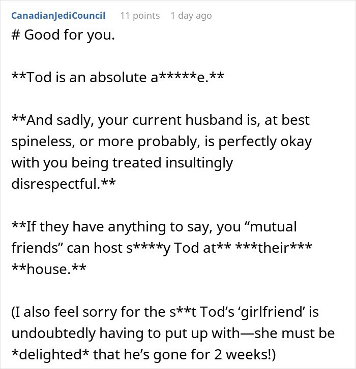 Woman Has Enough Of Husband&rsquo;s Friend Who Excuses His Behavior With Autism, Kicks Him Out