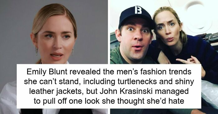 Emily Blunt Opens Up About Her Husband Being The Only Man Her “Fashion Aversion” Isn’t Related To