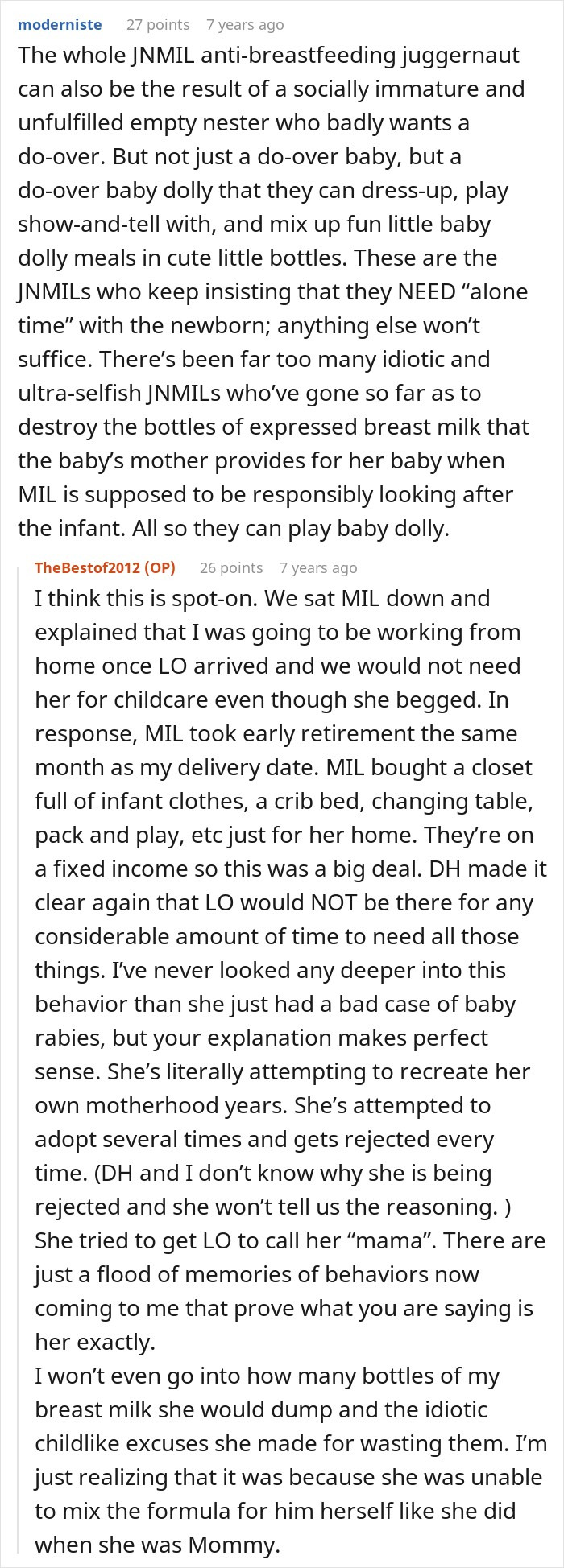 Woman Shares How Weird, Creepy And Ridiculous Her MIL Is, Her Husband Keeps Making Excuses Woman Shares How Weird, Creepy And Ridiculous Her MIL Is, Her Husband Keeps Making Excuses