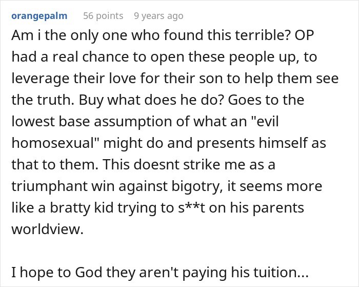 Guy Makes Parents Regret Outing Him To Friends And Family When He Gets The Chance To Appear On TV Guy Makes Parents Regret Outing Him To Friends And Family When He Gets The Chance To Appear On TV