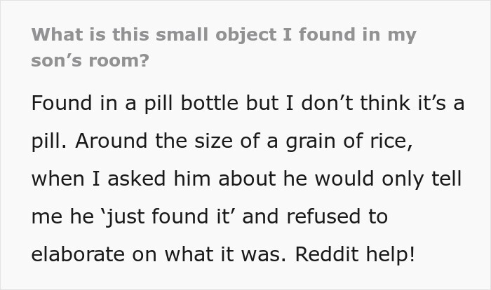 Tiny Object Hidden In Teen’s Room Looks Harmless Until Mom Learns What It Actually Is Tiny Object Hidden In Teen’s Room Looks Harmless Until Mom Learns What It Actually Is