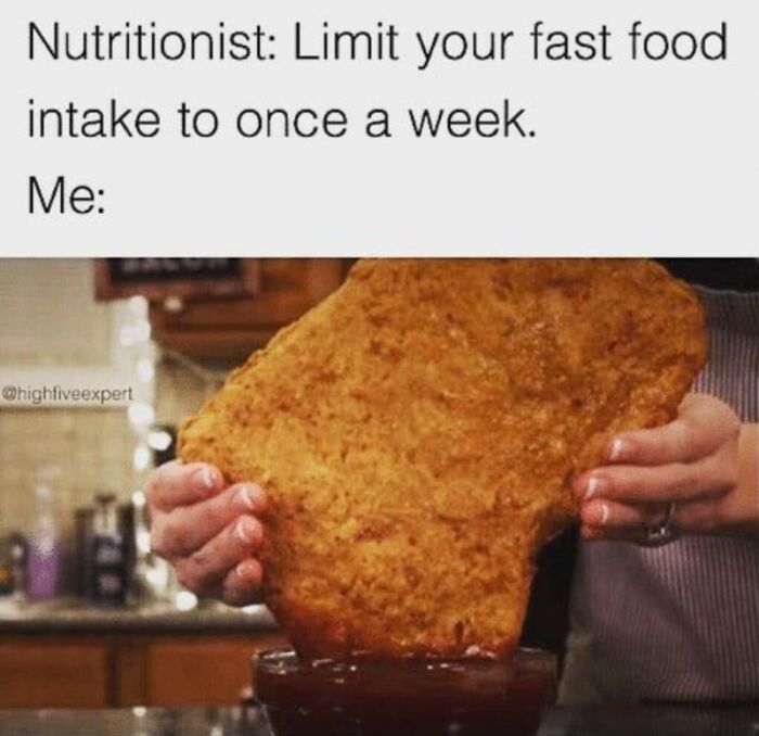 Following As Said By My Nutritionist