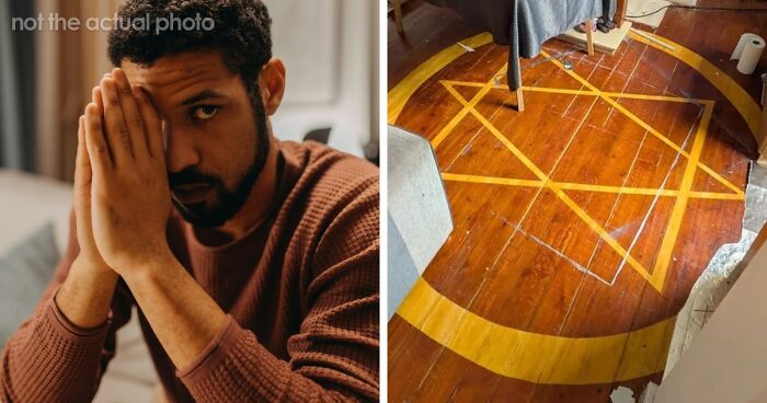 Man Finds A Strange Mark Hidden Under His Old Home’s Flooring, And Theories About Its Origins Get Dark