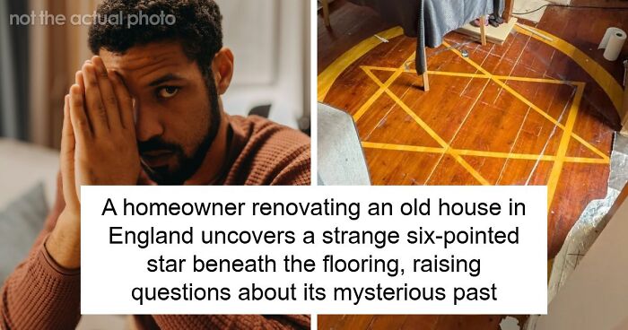 Man Finds A Strange Mark Hidden Under His Old Home’s Flooring, And Theories About Its Origins Get Dark