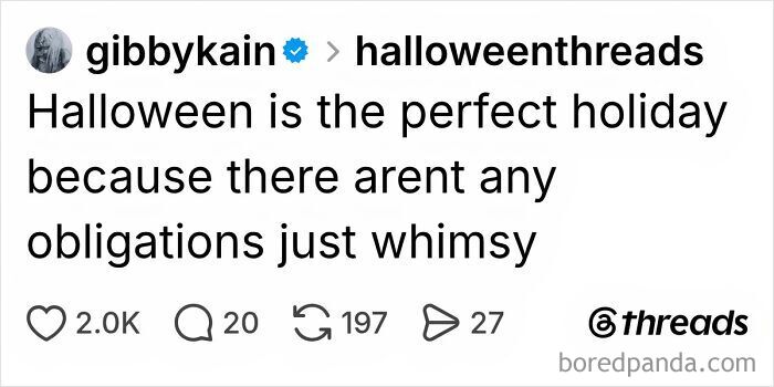 Halloween posts highlighting spooky season as the perfect holiday with pure whimsy.