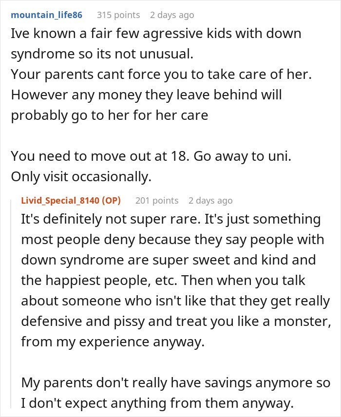 Teen Thinks Parents Had Him So He Could One Day Care For His Disabled Sister Teen Thinks Parents Had Him So He Could One Day Care For His Disabled Sister