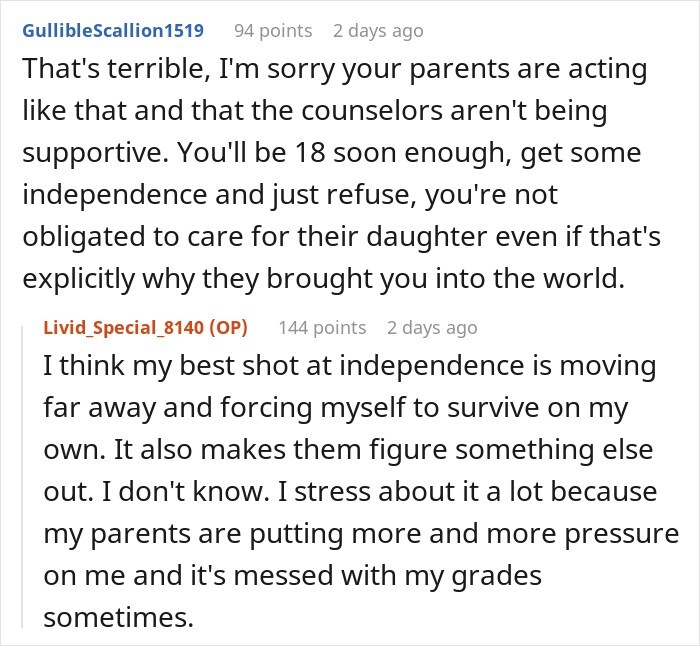 Teen Thinks Parents Had Him So He Could One Day Care For His Disabled Sister Teen Thinks Parents Had Him So He Could One Day Care For His Disabled Sister