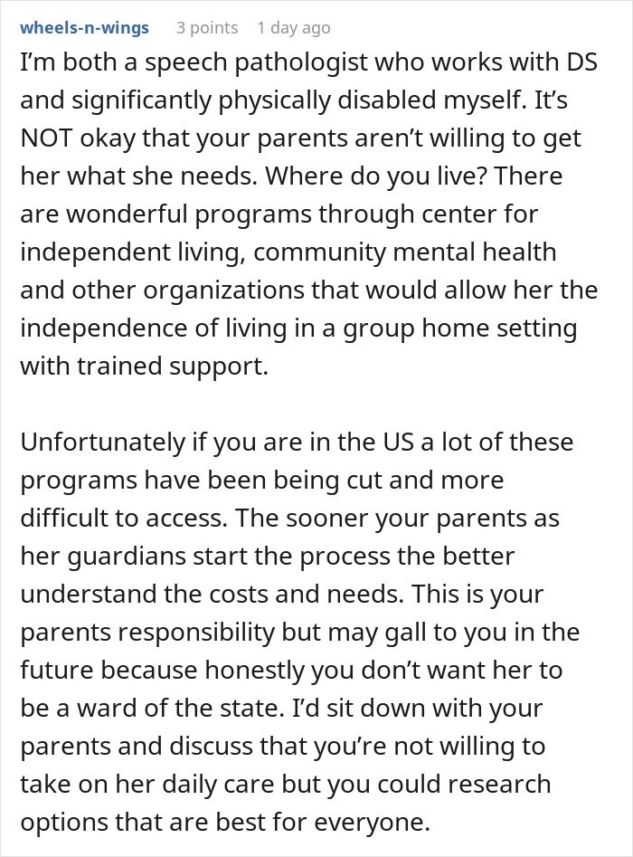 Teen Thinks Parents Had Him So He Could One Day Care For His Disabled Sister Teen Thinks Parents Had Him So He Could One Day Care For His Disabled Sister