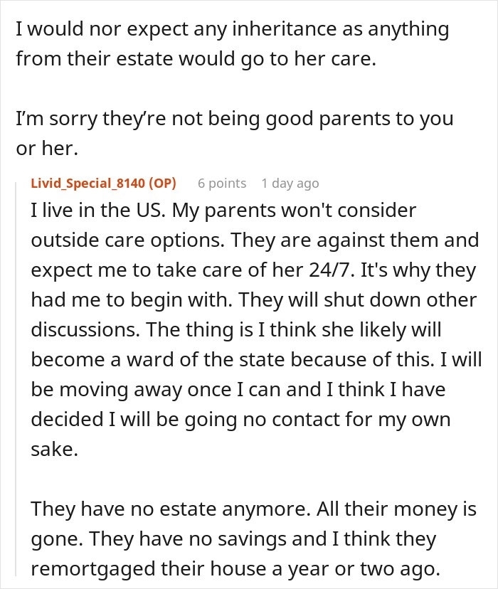Teen Thinks Parents Had Him So He Could One Day Care For His Disabled Sister Teen Thinks Parents Had Him So He Could One Day Care For His Disabled Sister