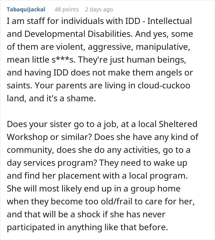 Teen Thinks Parents Had Him So He Could One Day Care For His Disabled Sister Teen Thinks Parents Had Him So He Could One Day Care For His Disabled Sister