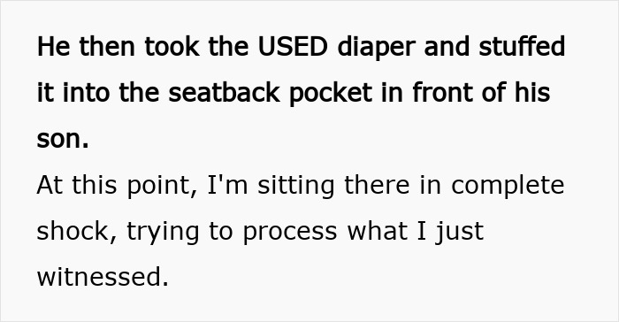 People Applaud This Plane Passenger For Calling Out Gross Dad Who Changed Baby’s Diaper And Kept It People Applaud This Plane Passenger For Calling Out Gross Dad Who Changed Baby’s Diaper And Kept It