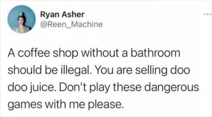 That's Why I Only Drink Doo-Doo Juice In The Comfort Of My Own Bathroom At Home! Xd