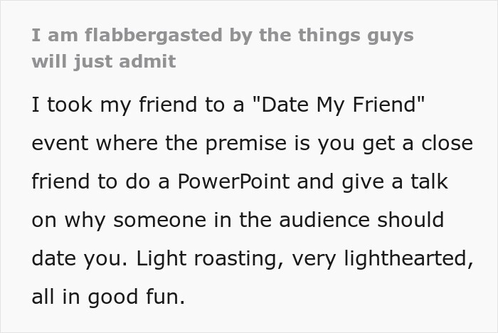 Woman's "Date My Friend" Experience Turns Terrifying After Guy Confesses Parenting Faux Pas Woman's "Date My Friend" Experience Turns Terrifying After Guy Confesses Parenting Faux Pas